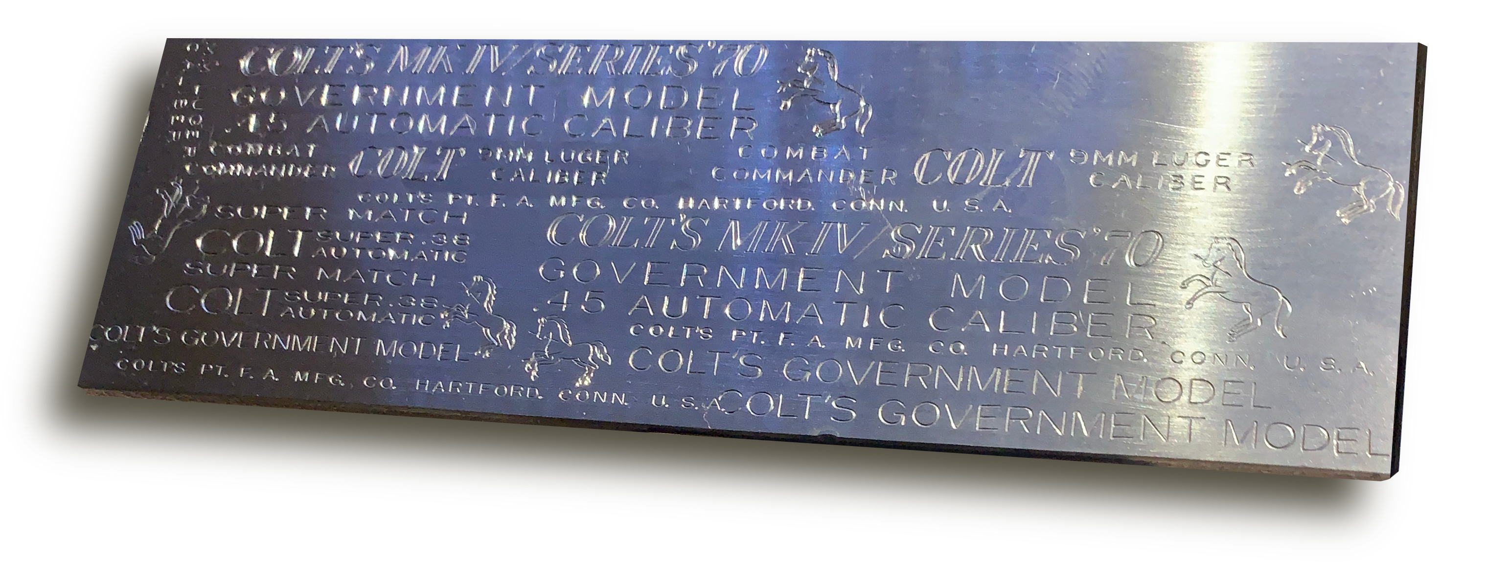Colt Roll Marks Practice Plate